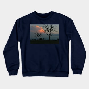 Pink Cloud in African Sky Crewneck Sweatshirt